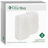 FilterBuy Replacement Humidifier Wick Filters Compatible with WF813 Relion. Fits Relion Models RCM-832 and RCM-832N. Pack of 2.