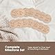 Pearhead Wooden Monthly Milestone Photo Cards - 7 Double-Sided Engraved Discs for Baby Announcement and Milestones, Gender-Neutral Photo Props for Newborn Boy and Girl, Light Wood