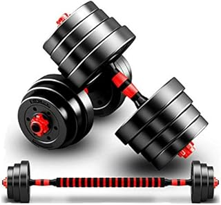 Strongway® Adjustable Dumbbell Set - 30KG 40KG SETS - 2 in 1 Adjustable Dumbbells Barbell Set - Free Weights Dumbbells Set with Connecting Rod - Weight Lifting Dumbbell Set/Barbell Set for Home Gym