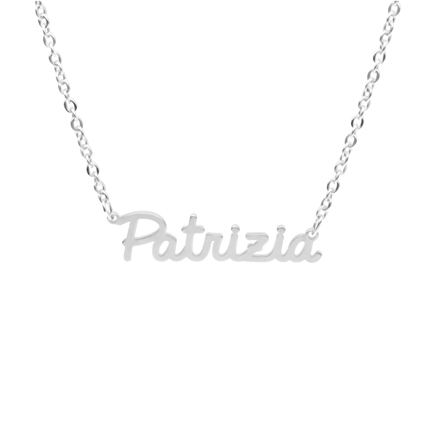 Collana NOME donna in acciaio 316L | ciondolo con nome personalizzato | fatte a mano, Made in Italy, ACCIAIO | SERENA