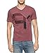 Calvin Klein Jeans Men's Ck Logo Sunset Graphic V-Neck T-Shirt