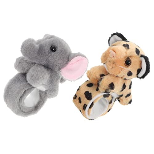 YARNOW 2Piezas Pulsera De Animales De Peluche para Pulsera De Suave para Regalar
