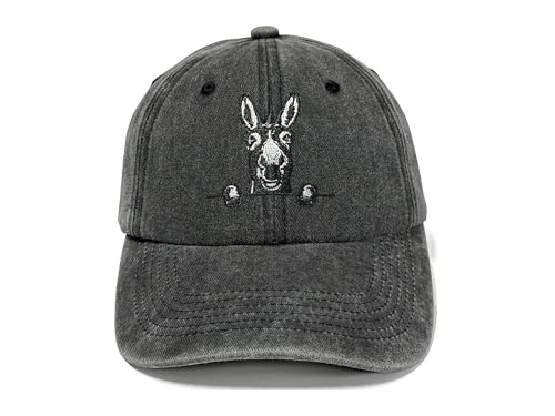 Image of Farm Animal Baseball Cap for Men Women, Goat Donkey Horse Pig Hat | Farm Life Inspiration, Classic Baseball Cap Design, Breathable Cotton Fabric, Secure Adjustable Buckle