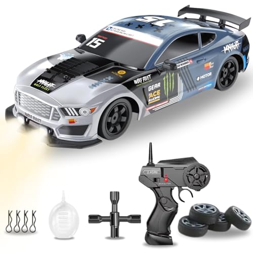 Liberty Imports RC Drift Car 1/16 2.4GHz 4WD Remote Control Sport Racing On-Road Vehicle with LED...