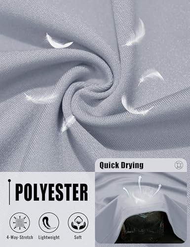 MAGCOMSEN Men's UPF 50+ Sun Protection Shirts Quick Dry Long Sleeve Rash Guard Lightweight Hoodie Shirt Fishing Running4