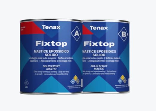Tenax RIVO 50 Knife Grade EPOXY 1:1-2 Liter KIT (Formerly Rivo 50) 1 Pack.