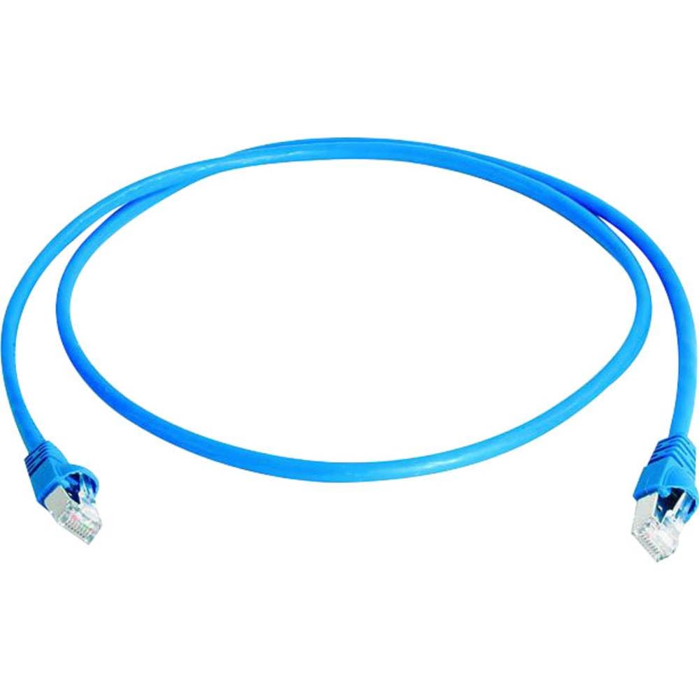 Kabel sieciowy Komputerowy RJ45 Telegärtner L0006A0047 Cat 6a S/FTP Niebieski 25.00 m