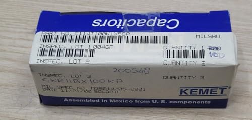 (3 PCS) CKR11BX100KP KEMET