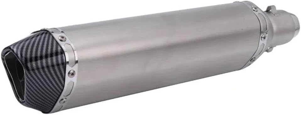 Spare Parts Motorcycle Exhaust Pipe Muffler Silencer Escape Moto DB Killer For Yamaha For Suzuki For Kawasaki(Silver)