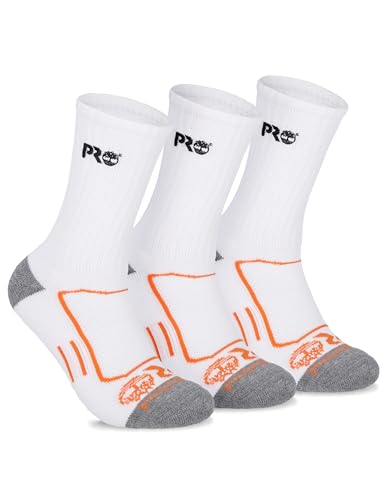 Timberland PRO Premium Mens Work Socks, Crew Socks, Moisture...