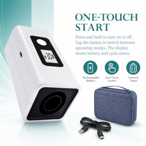 Portable Household Cleaner Kit for Jewelry & Glasses, LCD Display Travel - image 2