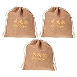 VILLCASE 3 Stück Haartrockner Tasche mit Kordelzug Kleine Aufbewahrungstasche aus Stoff 30 X 25cm...
