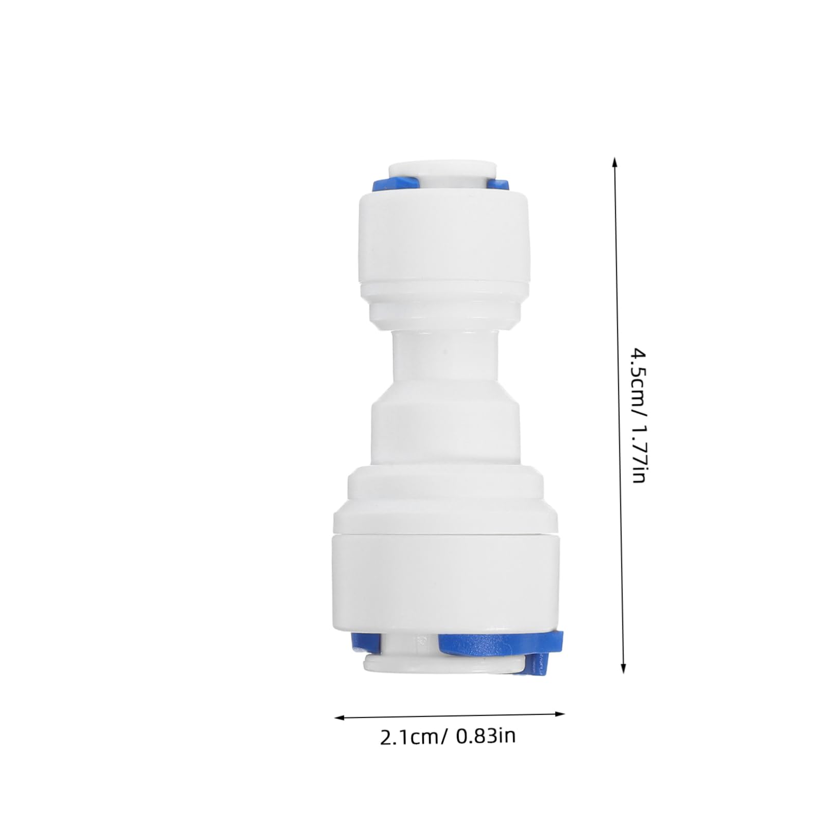 Unomor Water System Purifier Connectors 5pcs Straight Push Tube Connectors 0.64-0.95cm Quick Connect Fittings
