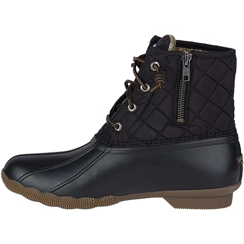 image for Sperry Women's Saltwater Boots, Black, 7.5 Wide