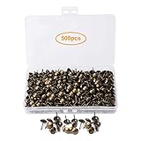 [Größe]: Jede Größe der Rundkopfnägel ist 11 x 17 mm, die Länge des Nagelteils ist 13,5 mm (es kann ca. 13,5 mm tief bohren), und der Nagelteil ist dicker, mit einem Durchmesser von 1,3 mm