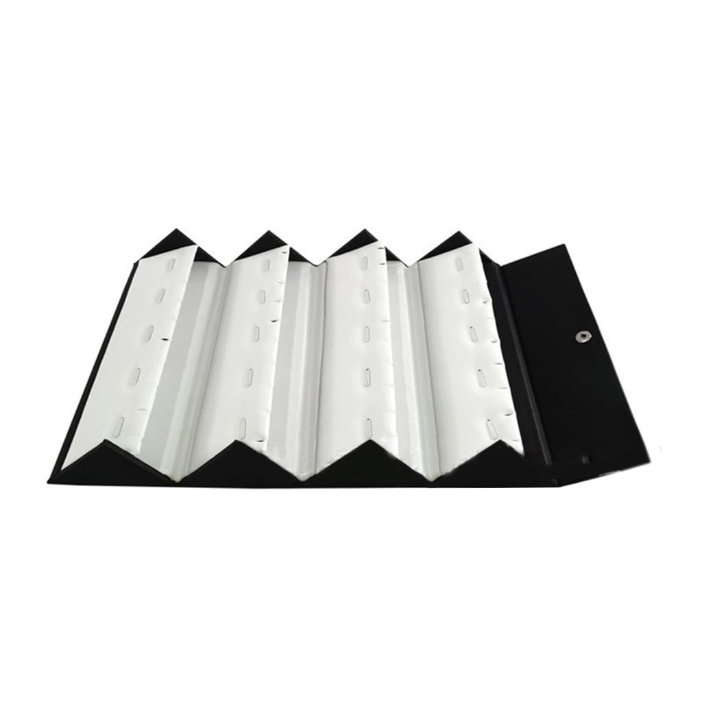 Versátil estuche de viaje para joyas, organizador de joyas, contenedor único para collares, aretes y anillos