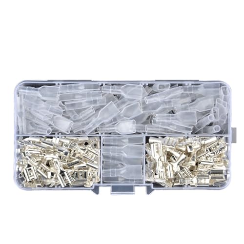 Conector de funda eléctrica tipo terminal de engarzado hembra de cobre de 4,8 mm