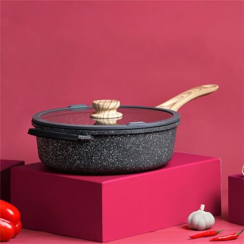 Wok de piedra antiadherente resistente al calor miniatura 2