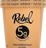 Rebel Ice Cream - Low Carb, Keto - Snickerdoodle (8 Count)