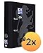 Produktbild 2 x Oxford Rundordner DIN A4 8 cm breit Touch in schwarz Ringordner Aktenordner Briefordner Büroordner Schlitzordner Motivordner