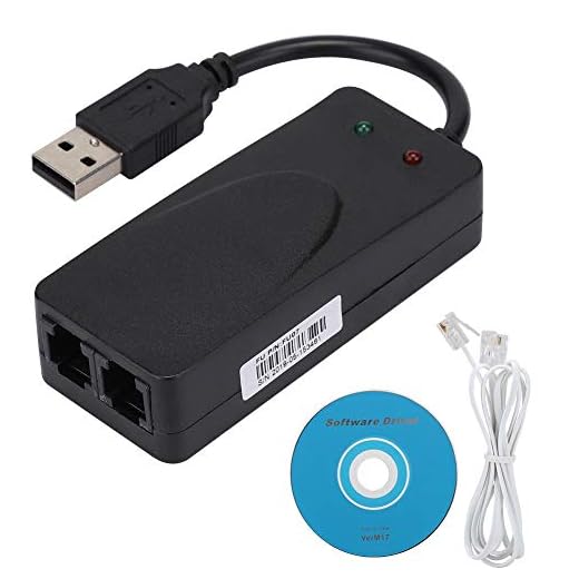 V BESTLIFE Dual Ports USB2.0 56K Voice Fax Data External V.90 V.92 Modem for Win 7/Win 8/Win 10/Win XP, Support Auto-Dial/Tone and Pulse Dialing/Auto Answer