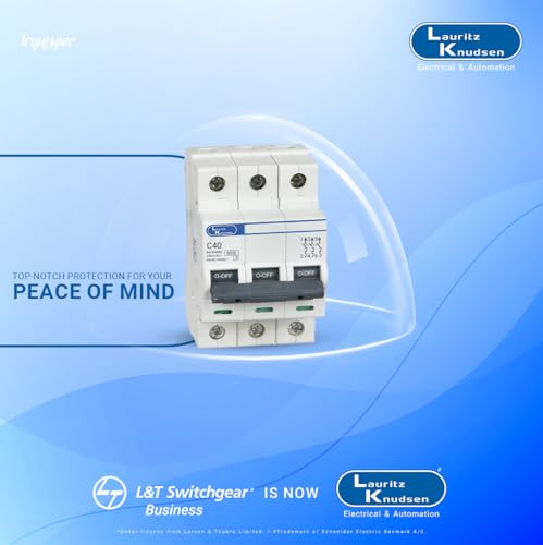 Image of Lauritz Knudsen Electrical & Automation Tripper BA10320B|Tripper MCB 32A SP 240V AC 6kA B Curve|6kA|White|Useful in Overload, Short-Circuit & Isolation With Extended Warranty Up to 5 years