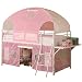 Coaster Home Furnishings 460202 Sweetheart Tent Loft Bed, Pink/White
