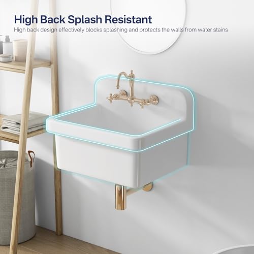 24-Utility-Sink-Wall-Mount-Farmhouse-Laundry-Sinks-Ceramic-24x19x165-Porcelain-ceramic-farmhouse-sink-Wall-mount-floating-sinks-High-back-tub-For-garage-laundry-washing-room