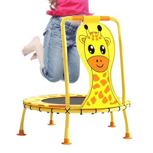 Jardin de saut intérieur avec mini trampoline girafe pour le salon