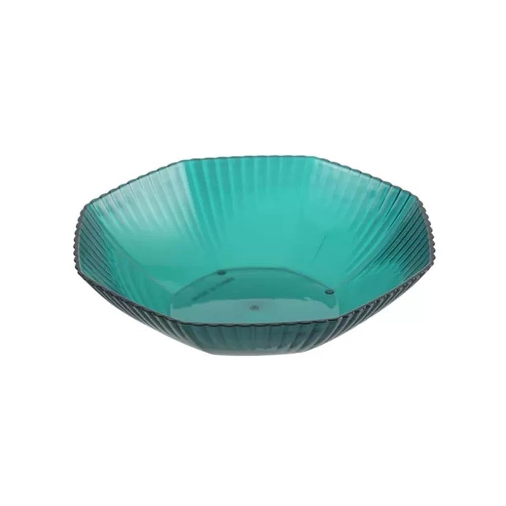 HPTHLY Fruit Plate Fruit Plate Fruit Bowl Translucent Decorative Plate Home Snack Plate Snack Plate Candy Plate Fruit Plate Fruit Bowl (Green)