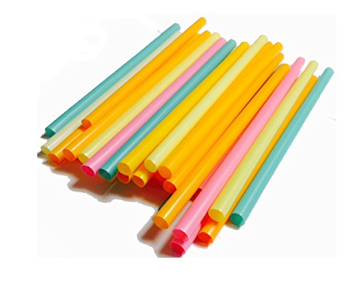 Perfect Stix Milkshake Straws- Extra Wide ,Wrapped ( pack of 35)