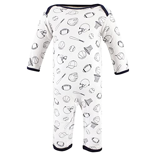 Image of Hudson Baby Baby Cotton Union Suit, 3 Pack