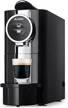 Koolatron Barsetto One-Touch Automatic Espresso Coffee Machine, Black and Stainless Steel with Removeable Drip Tray and Used Pod Storage Compartment are Dishwasher Safe for Effortless Cleanup