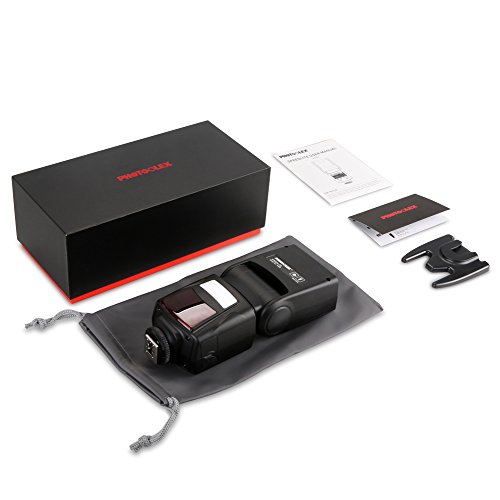 Photoolex Flash Speedlite For Canon Nikon Sony Panasonic Olympus Fujifilm Pentax Sigma Minolta Leica And Other Slr Digital Slr Film Slr Cameras And Digital Cameras With Single-Contact Hot Shoe #TOP7
