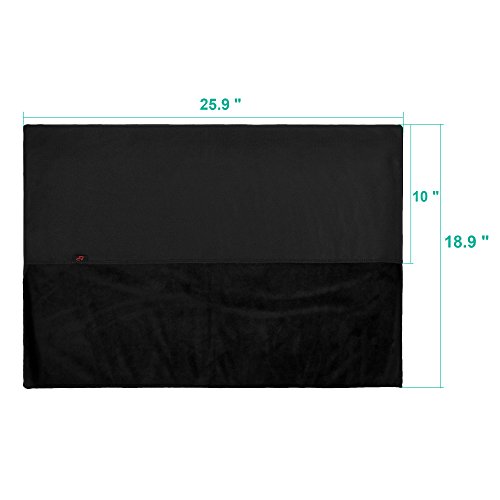 Txesign Premium Protective Dust Screen Cover Sleeve With Inner Soft Lining Compatible With Imac 27 Inch Slim A1862/ A1312/ A1419 (27 Inch, Black) #TOP3