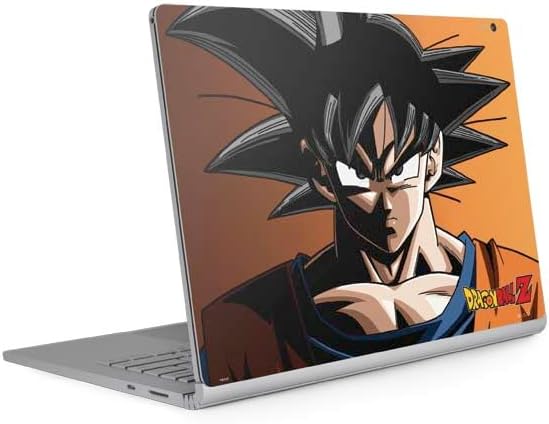 Skinit Decal Laptop Skin Compatible with Surface Book 2 13.5in - Officially Licensed Dragon Ball Z Goku Portrait Design