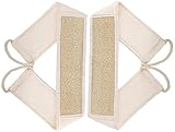 Material natural: tanto el cinturón para fregar la espalda como la esponja vegetal están hechos de esponja natural de alta calidad, son seguros y amigables con la piel, están cerca de la naturaleza y ofrecen un placer de ducha de calidad saludable.