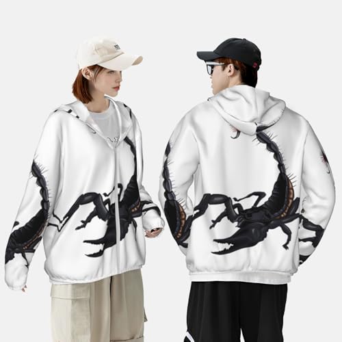 Sudadera ligera con capucha evita quemaduras en senderismo 4