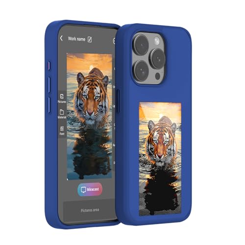 Coque iPhone 15 bleue personnalisée pour afficher vos photos en voyage