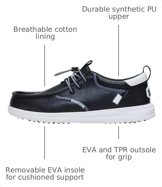 HEYDUDE Wally Golf Classic Black