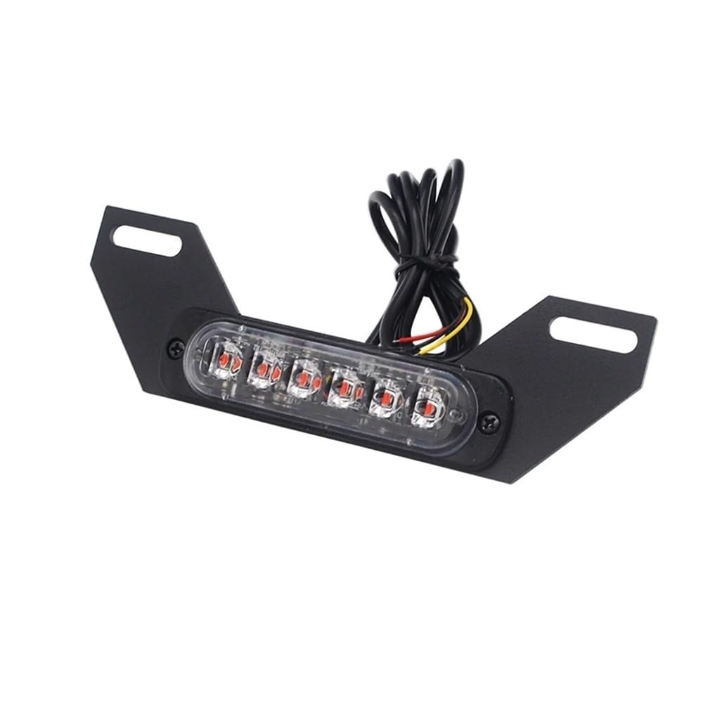 Moto Faro Posteriore Lampada Posteriore Per Freno A Luce Targa A LED Per Stop Per Patente Motociclistica Universale