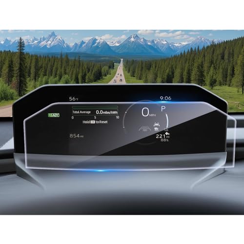 Image of CDEFG Tempered Glass for 2026 Toyota bZ bZ4X Screen Protector | for 2026 Toyota bZ bZ4X (XLE /Limited) Accessories 7 inch Dash Driver Display 9H Glass Screen Cover HD Clear