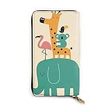 Funktionales Design: 12 Kreditkartenfächer, 3 Geldfächer mit voller Tasche und ein eingebautes Wechselreißverschlussfach