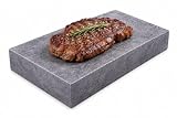 SLATEEX® Pietra Ollare Speckstein Grillplatte 20x13x2 cm