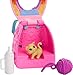 Barbie Family & Friends Playtime Kitty Backpack Brunette Chelsea Doll and Accessories, Including Backpack with Kitten, Bottle, and Yarn