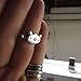 Mark Poulin Sterling Silver Pig Ring Handmade 925 Charm for Women and Girls