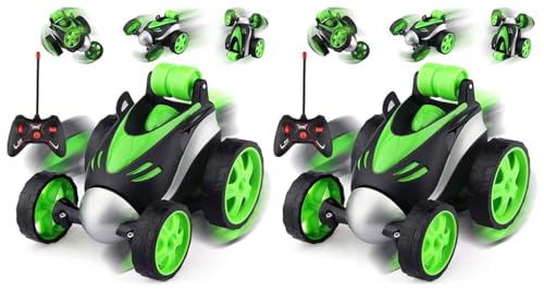 The Flyers Bay Rc Stunt 360° Remote Control Car, Multicolor (Pack of 2)