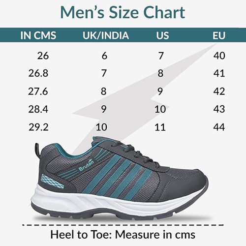 Image of BRUTON Trendy EVA Lite Walking Shoes Regular Shoe Yoga Shoes for Men's & Boy's- Grey