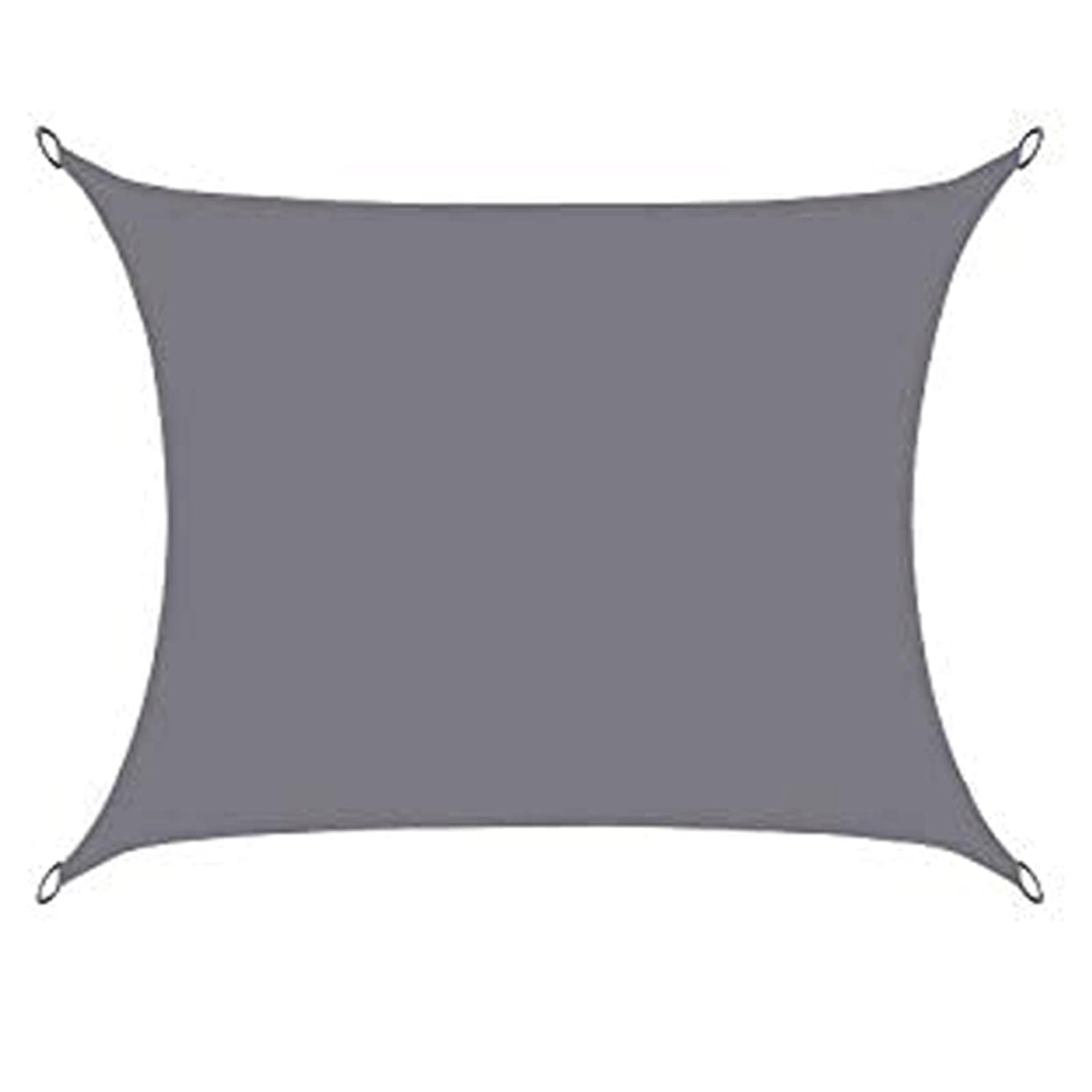 Voile d'ombrage rectangulaire 6x8m pour grand patio et terrasse