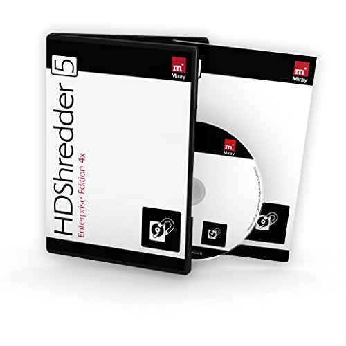HDShredder 5 Enterprise Edition 4x (Box, deutsch) - Sichere Datenlöschung für Festplatten und andere Speichermedien